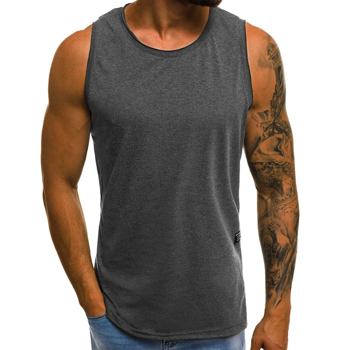 2019 Men's Summer Casual Slim Sleeveless Shirt by YOUYEDIAN