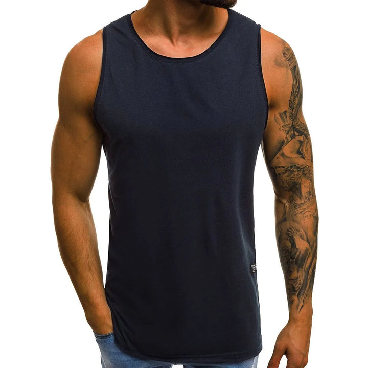 2019 Men's Summer Casual Slim Sleeveless Shirt by YOUYEDIAN