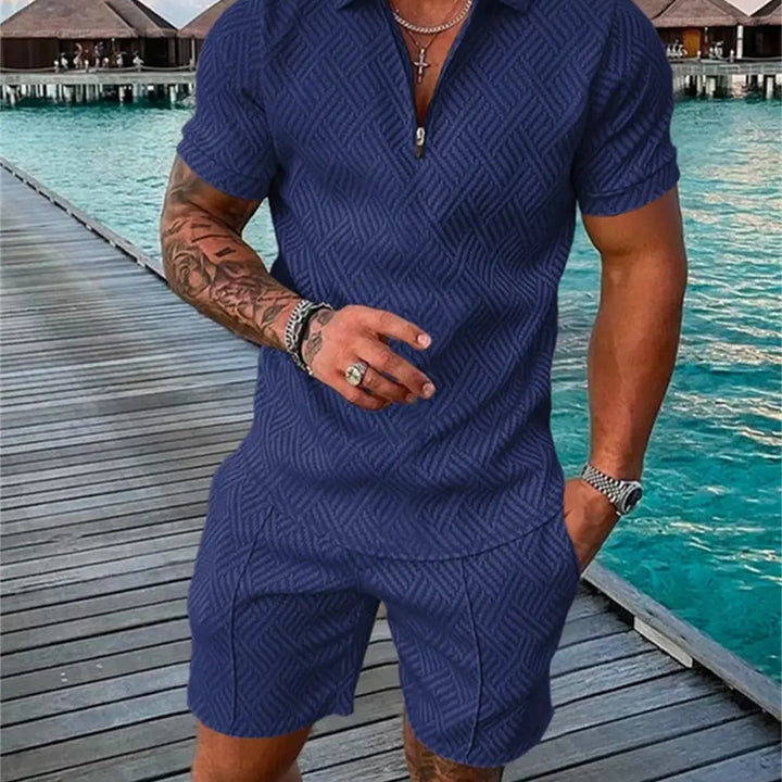 2024 Summer Men's Two-Piece Casual Sportswear Set