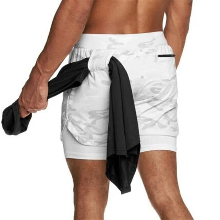 2020 Summer Men's 2-in-1 Quick Dry Running Shorts