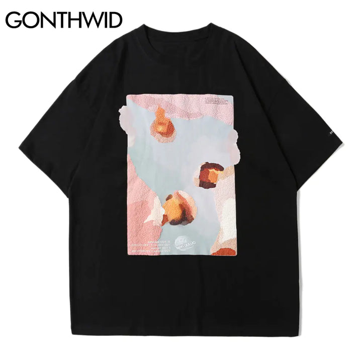 GONTHWID Tees Shirt Hip Hop Summer Men