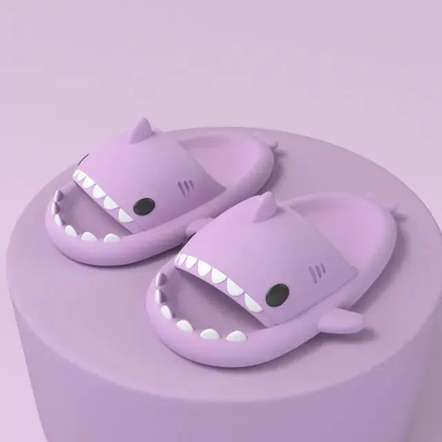 Summer Shark Slippers Flip Flops Home Anti-Skid Flat Shoes Couple Sandals