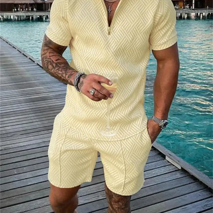 2024 Summer Men's Two-Piece Casual Sportswear Set