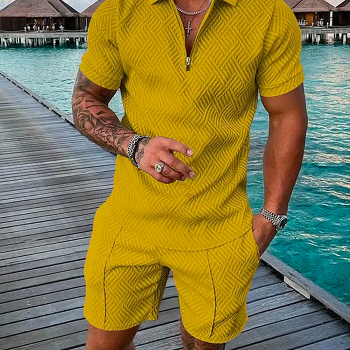 2024 Summer Men's Two-Piece Casual Sportswear Set